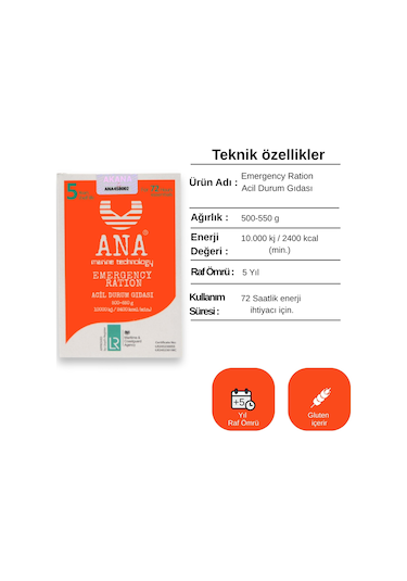 Akana Ana Acil Durum Gıdası 20 x 500 G