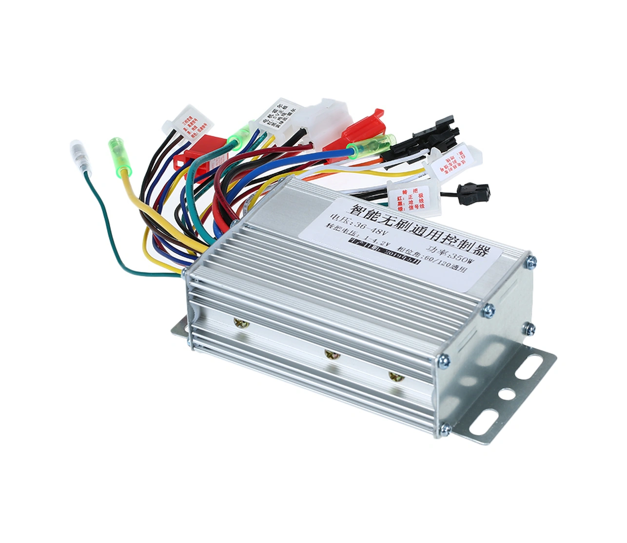 Yuntech01 36v-48v 350w Akıllı Çift Modlu Brushless Elektrikli Bisiklet Kontrolörü