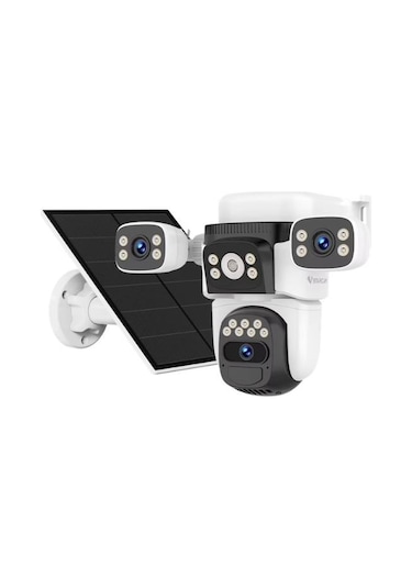 Vstarcam Cb621sr 3 Kameralı 6mp Güneş Panelli Solar Wifi Ptz Kamera