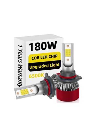 2pcs Led Ampulü Araba Farı H4 H7 Led H11 9005 9006 H1 Araba Ampulü 60000lm Işık Cob Chıps 9007/hb5 Hi/lo 1 Piece Set