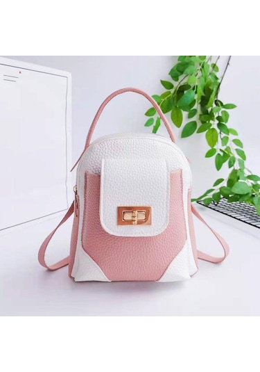 Sevimli Yeni Tatlı Bayan Tek Omuzlu Messenger Çanta Moda Her Eşleşen Sırt Çantası Kadın Çantası Burgundy Bordo