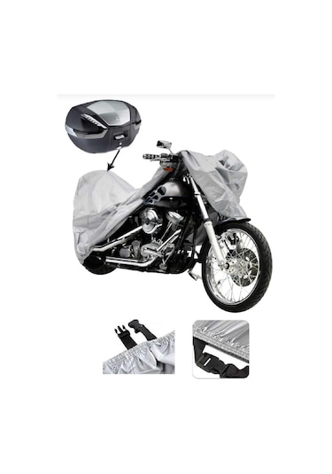 Voge Sr1 Gri Su Geçirmez Motosiklet Brandası