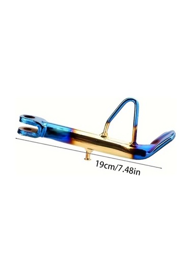 Xuweiwei Demir Yan Ayak Destek Braketleri Off-road Motorcycle Parça Ve Aksesuarları White Blue Elektro Kaplama