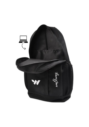 Walkway Siyah Tekstil Unisex Sırt Çantası Armor Sırt Çantası Siyah