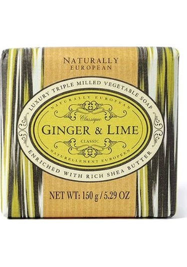 Naturally European Ginger & Lime Sabun 150 G