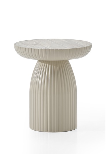 Bohem Sehpa,tekli Sehpa,yan Sehpa,zigon Sehpa - Bej & Soho Bej Renk Gövde & Soho Renk Tabla