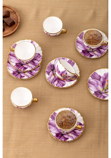 Emsan Arya 6 Kişilik Kahve Fincan Takımı 80 Ml