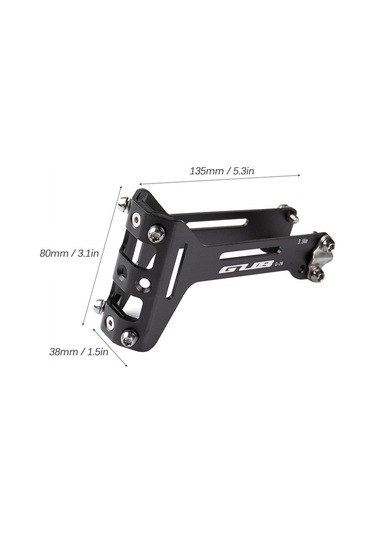 Gub Bisiklet Çift Su Şişesi Kafesi Su Şişesi Kafes Adaptörü Siyah