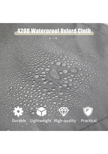 Ximistore9 2x2m Gri Bahçe Güneşlik Perdesi, Uv Korumalı, Dayanıklı Oxford Kumaş, Kolay Kurulum, Geniş Kullanım Alanı