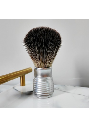 Mufunye Erkek Tıraş Fırçası - Alüminyum Saplı Lüks Yumuşak Kıllar 1 Saat