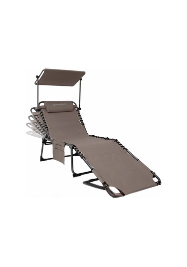 Kingcamp Magnolia B10 Plus Hands-free Premium 7 Kademeli Katlanır Şezlong Beige Bej