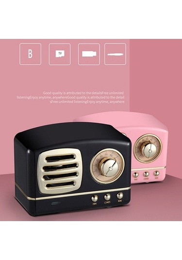 Novahub Taşınabilir Bluetooth Hoparlör: Aynalı Alarmlı, Tf Kart, Fm Radyo, Mini Boyut, 3w Ses Gücü