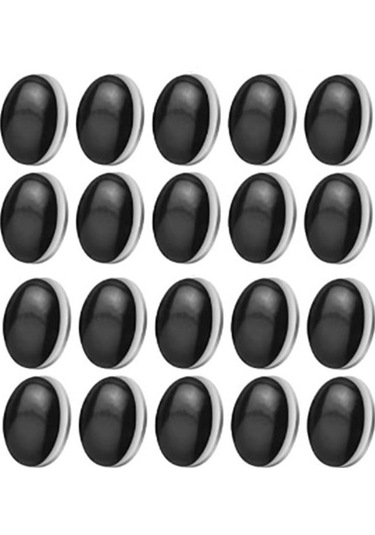 20 Adet Manyetik Perde Ağırlıkları Perde Ağırlıkları C Siyah