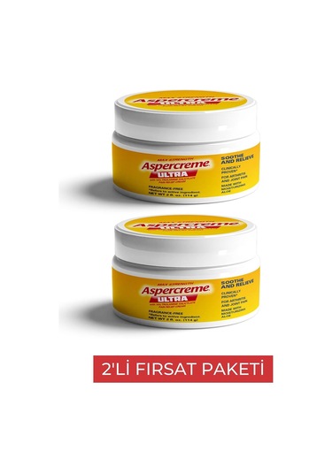 Süper Aspercreme Ultra Masaj Kremi 2 Adet