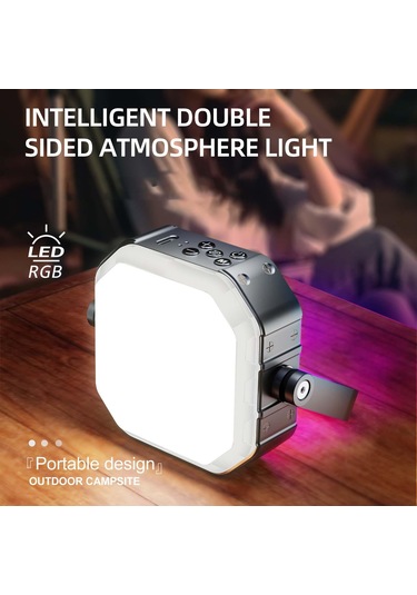 Dolıty Kamp Işık Çadır Lambası, Arka Bahçe Yürüyüş Siyah Beyaz Siyah - Beyaz