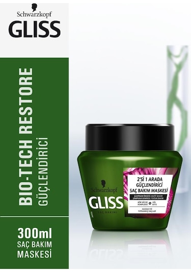 Gliss Bio Tech Saç Bakım Maskesi 3 x 300 ML
