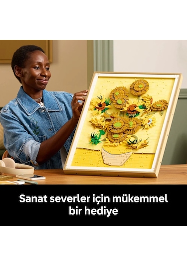 LEGO® Art Vincent van Gogh – Ayçiçekleri 31215 - Yetişkinler için Yaratıcı Dekoratif Model Yapım Seti (2615 Parça)
