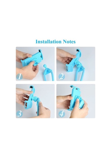 Esnek Boyunlu Telefon Askısı - 360 Dönebilir, Rahat Eller İçin