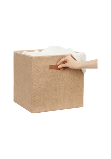 Ocean Home Textile Jüt Kutu 33 x 30 x 33 cm