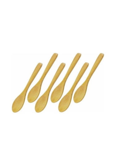 6lı ahşap kaşık büyük