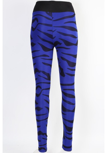 Derya Kurşun Trend Leggings Tayt Trnd09 mavi