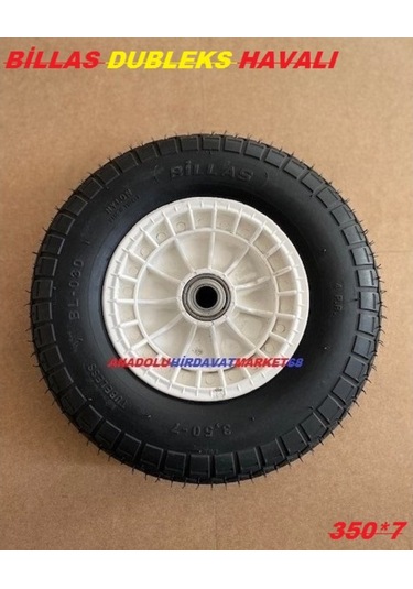 Dubleks Yük Taşıma Tekeri 240Kg Havalı Teker El Arabası Tekeri 35