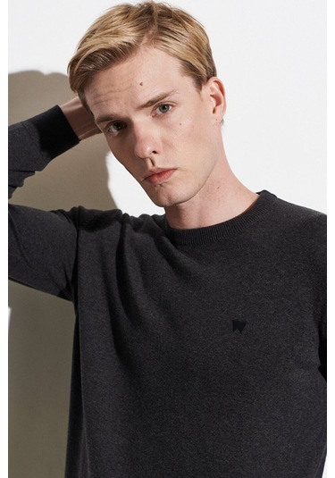 Wrangler Erkek Kazak W8a02px06 036 Gri Gri