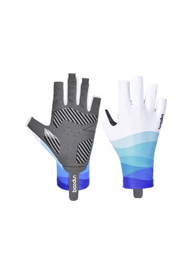 Artfulabode Yürüyüşü Yarım Sürüş Sürme Süper Spor Parmak Mekan Mavi Koruma Kaymaz İçin Güneş Esnek Eldivenleri Eldivenleri Eldivenler Dış Dağ Bisiklet Balıkçılık İt Mavi