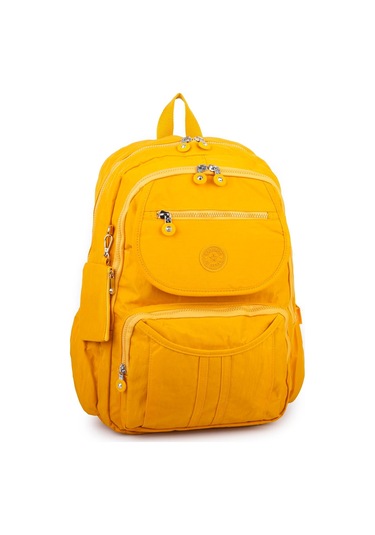 Nas Bag Unisex Büyük Boy Zararlı Kimyasal İçermeyen Waterproof Sırt Çantası Sarı Sarı
