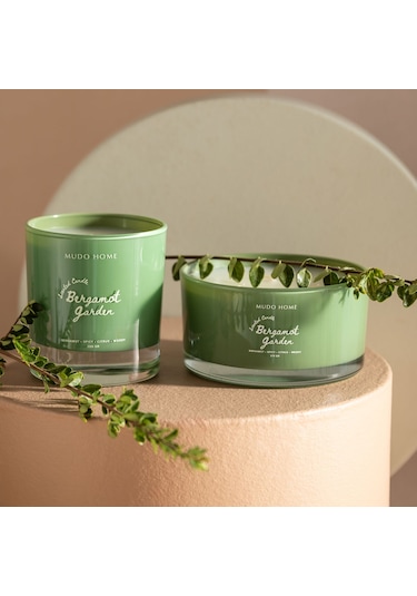 Mudo Home Bergamot Garden Yatay Mum Yeşil