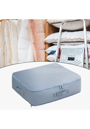 Suntek Sıkıştırma Ambalaj Küpü Bagaj Organizatör L-mavi Mavi