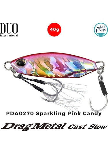 Duo Drag Metal Cast Slow Jig 40gr. PDA0270 Sparkling Pink Candy