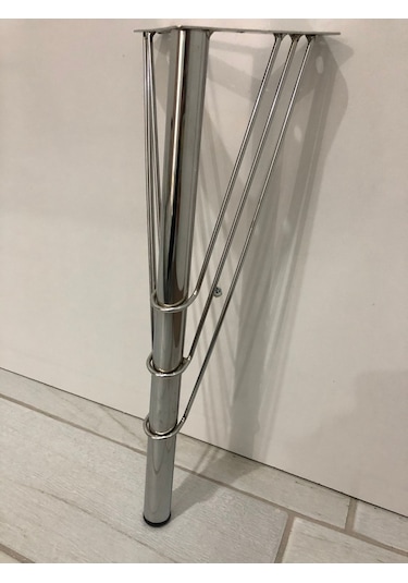 Metal,venüs 40 10 10 Cm Krom ,sehpa,puf ,sandalye Ayağı 4 Adet