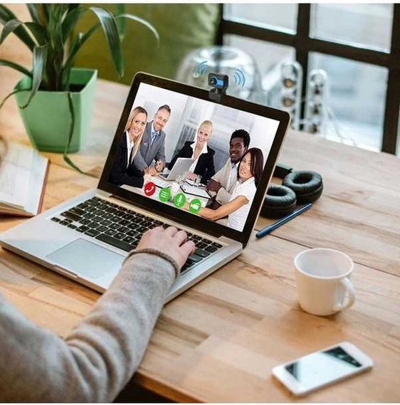 Fortunelane Usb Klipsli Hd Web Kamerası, Yüksek Ses Kalitesi, Esnek Açılı