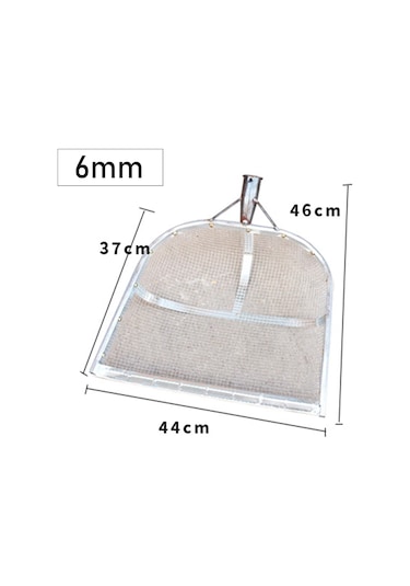 Paslanmaz Çelik Toprak Kürekleri Kolay Taşıma, Eleme Mısır Çekirdeği, 6mm Çok Amaçlı Ev Elek Çelik