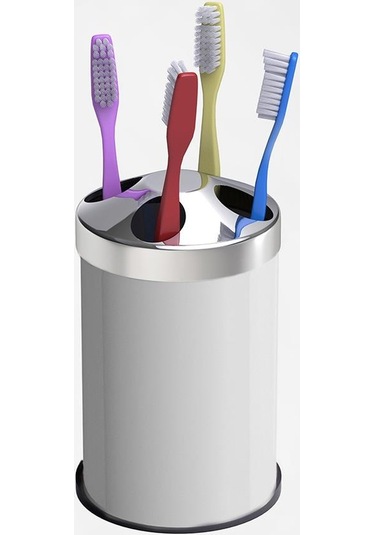 Siliwax Set Üstü Diş Fırçalık - Beyaz