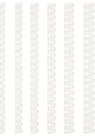 Bigpoint Plastik Spiral 6 Mm Beyaz 100'lü Kutu