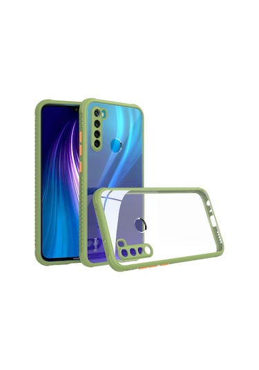 Xiaomi Redmi Note 8 Kilif Köse Koruma Silikon Arkasi Seffaf Kapak 470710485