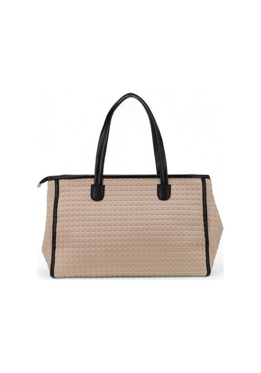 Bilik Deri Scuba Bej Kadın Omuz Çantası Blkf Selly Bej