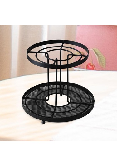 Homyl Ev Eğlencesi Için Şık Cam İçecek Dispenseri Standı Siyah