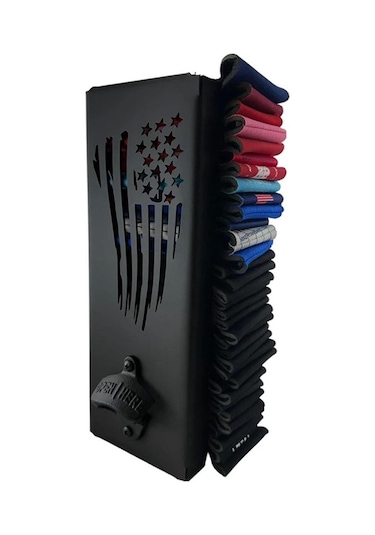 Moly Şişe Aç.lı Kutu Soğutucu Tutucu, 40x9x9cm Siyah, Bira Sevenler İçin Siyah