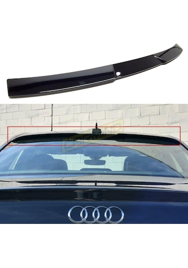 Audi A4 Cam Üstü Rs Spoiler Piano Black 2013-2016
