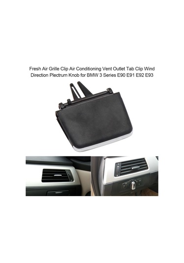 Gajeena Bmw 3 Serisi E90/e91/e92/e93 İçin Hava Akımı Yön Kontrolü Plastik Klip - Abs+pc Malzeme, Kolay Kurulum,  Yerine Değiştirme Parçası -