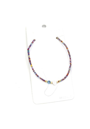 Afgan Boncuk Halhal - Çok Renkli Çok Renkli