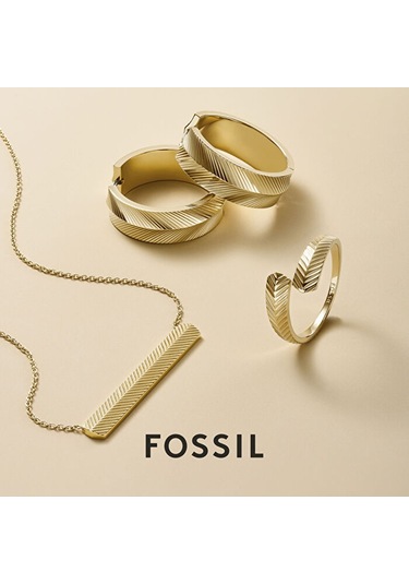 Fossil Jf04116-710 Kadın Küpe Altın