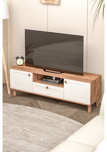 Bohem Tv Ünitesi 150 Cm Mdf Kapak Beyaz