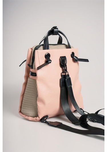 Ççs Kadın 17826 Omuz Ve Sırt Çantası Ten Rengi