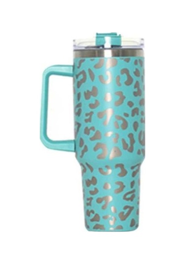 Didadodo Yeni Çelik Bardak, Siyah Saplı, 304 Paslanmaz, Açık Pipetli Taşınabilir Termos Siyah