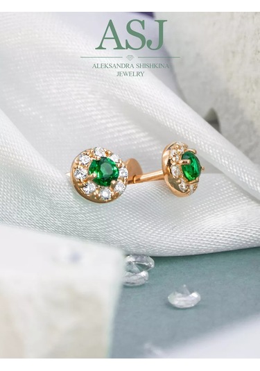 Asj 925 Ayar Beyaz Altın Çubuklu Küpe 243012582 Altın