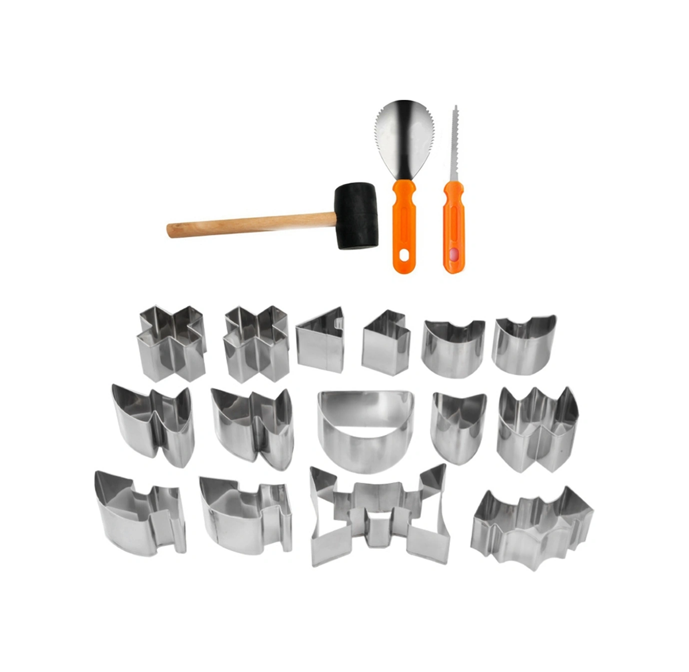 Gildedwill Cadılar Bayramı Balkabağı Oyma Seti Paslanmaz Çelik Kurabiye Kesici Pişirme Kalıbı Kendin Yap Jack-o-lantern Oyma Aletleri Gildedwill Cadılar Bayramı Balkabağı Oyma Seti Paslanmaz Çelik Kurabiye Kesici Pişirme Kalıbı Kendin Yap Jack-o-lantern Oyma Aletleri